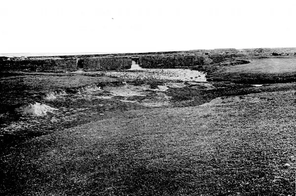 Histoire de l'Irrigation 6 Barrage d'Homs - Digue vue aval - 1923