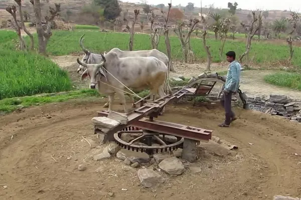Histoire de l'Irrigation 14 Inde Roue Persane