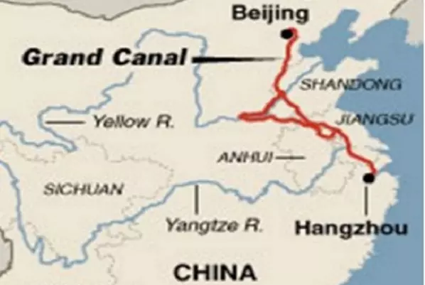 Histoire de l'Irrigation 13 Chine Grand Canal