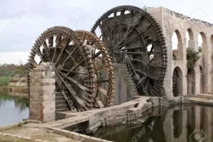 Histoire de l'Irrigation 11 Noria sur l'Oronte