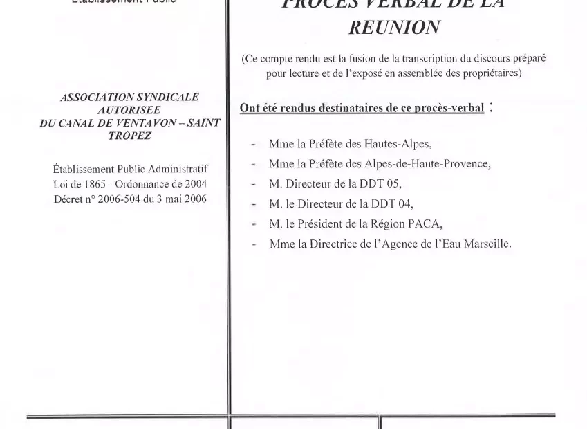 CR Assemblée Générale des Propriétaires du 17 juin 2021