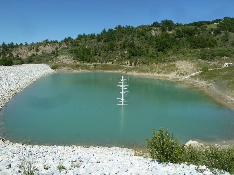 Histoire de l'ASA du Canal de Ventavon-St Tropez 3 Fin des Travaux. Mise en eau juillet 2016.